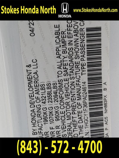 2023 Honda Accord EX