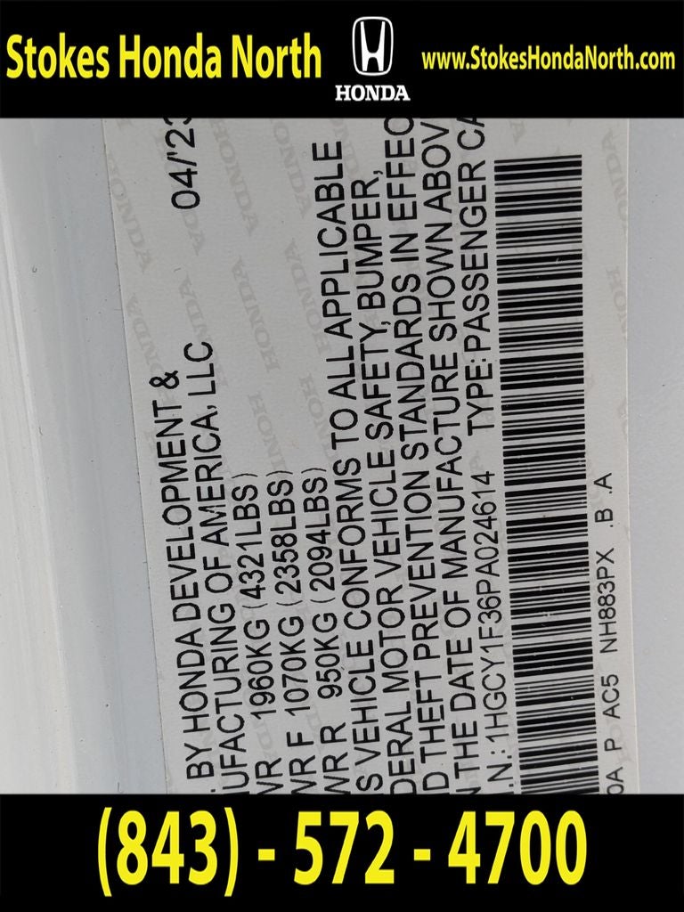 2023 Honda Accord EX