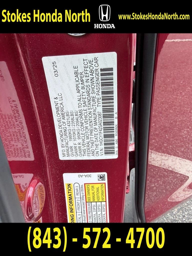 2025 Honda Accord SE
