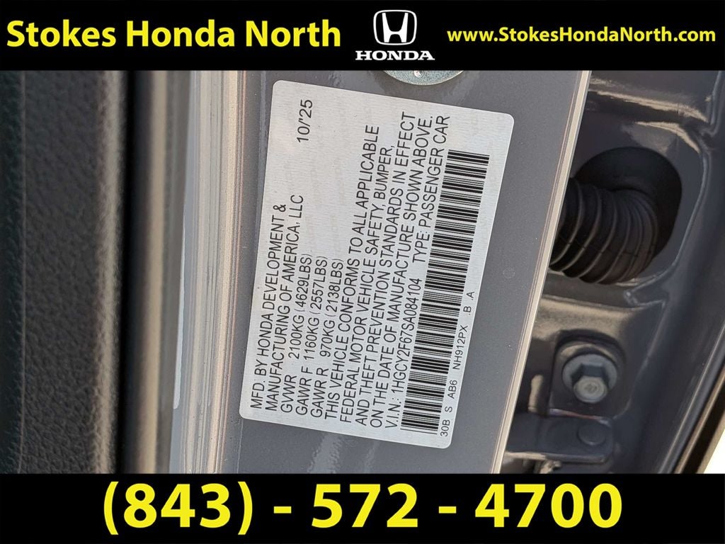 2025 Honda Accord Hybrid EX-L