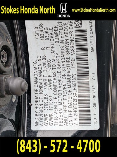 2020 Honda Civic Sport