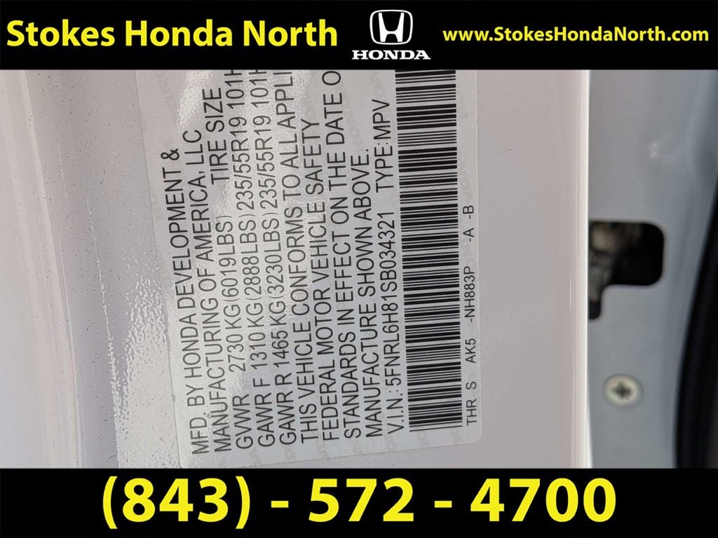 2025 Honda Odyssey Touring