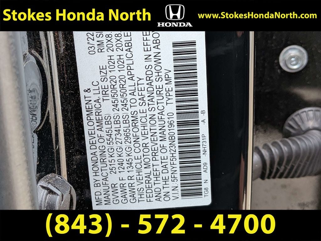 2022 Honda Pilot Special Edition
