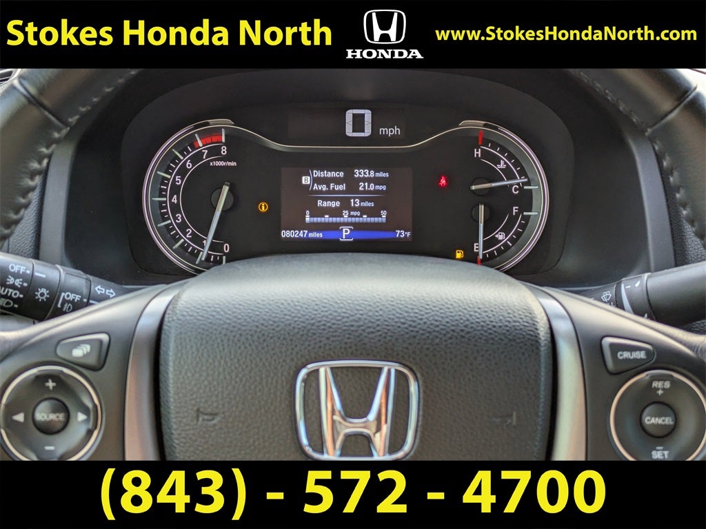 2017 Honda Ridgeline RTL-T