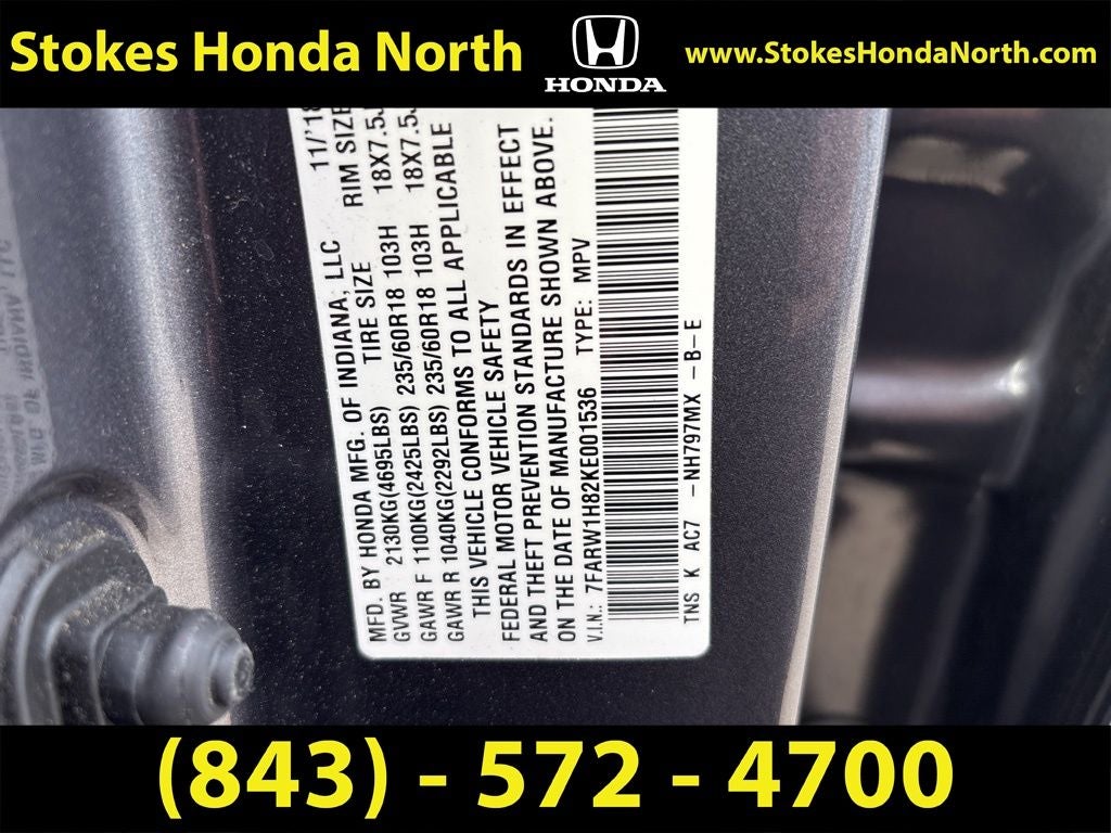 2019 Honda CR-V EX-L