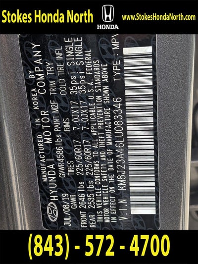 2020 Hyundai Tucson SE