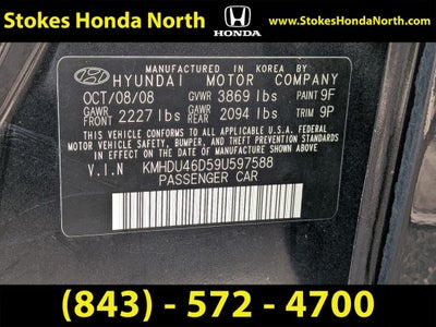 2009 Hyundai Elantra SE