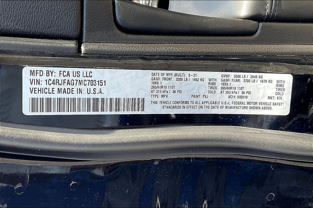 2021 Jeep Grand Cherokee Laredo E