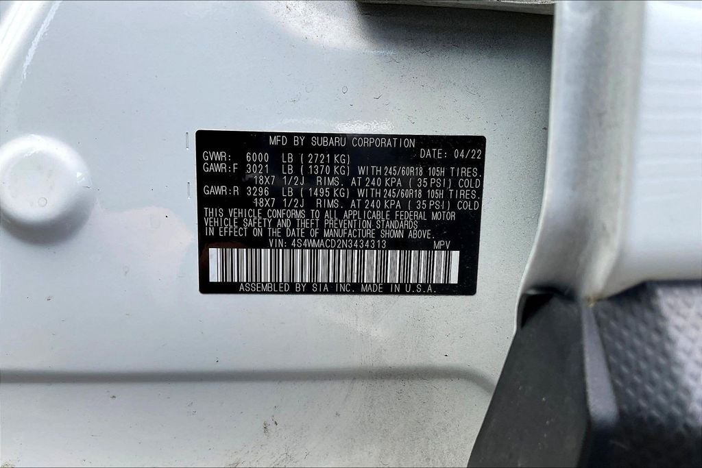 2022 Subaru Ascent Premium